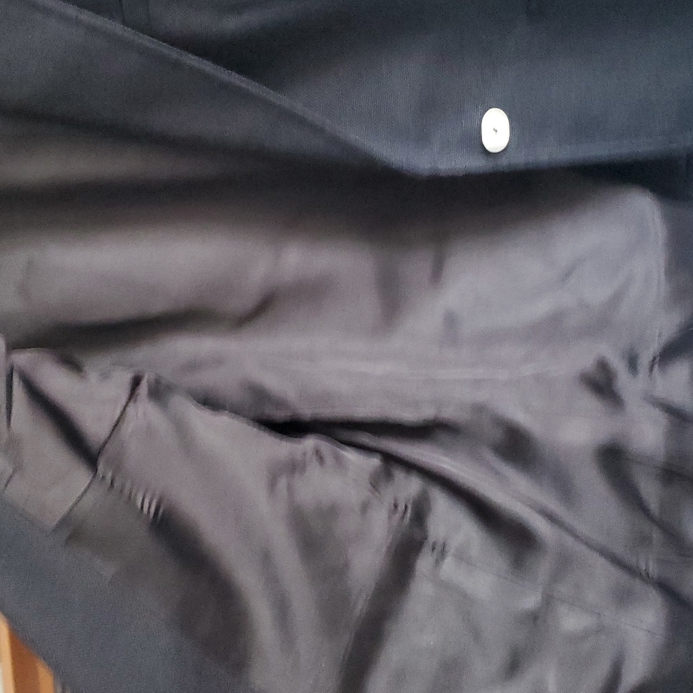 RARE Evan-Picone Vintage Black Linen Pants Suit Size 8 - Picture 8 of 16